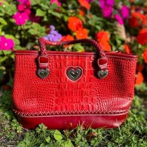 y2k vintage red bag